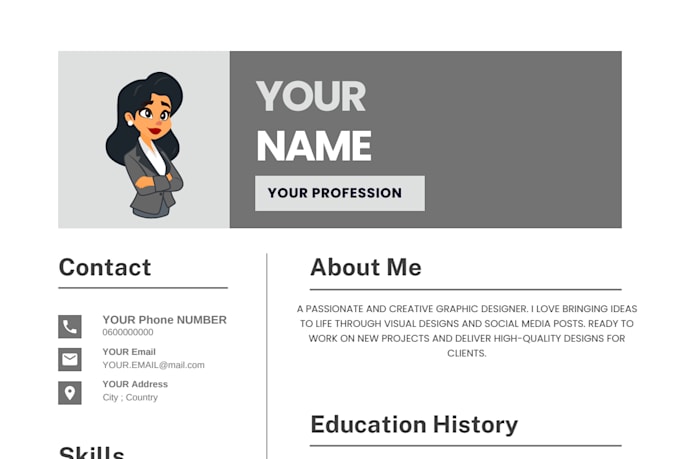 be your virtual assistant for canva design and translation
